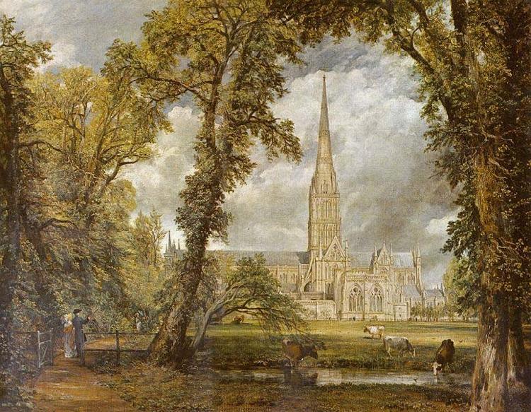 John Constable Salisbury Cathedral by John Constable Germany oil painting art